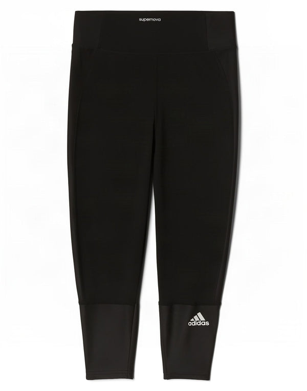 Adidas Womens Supernova Capri Leggings UK 4/6 XS Black