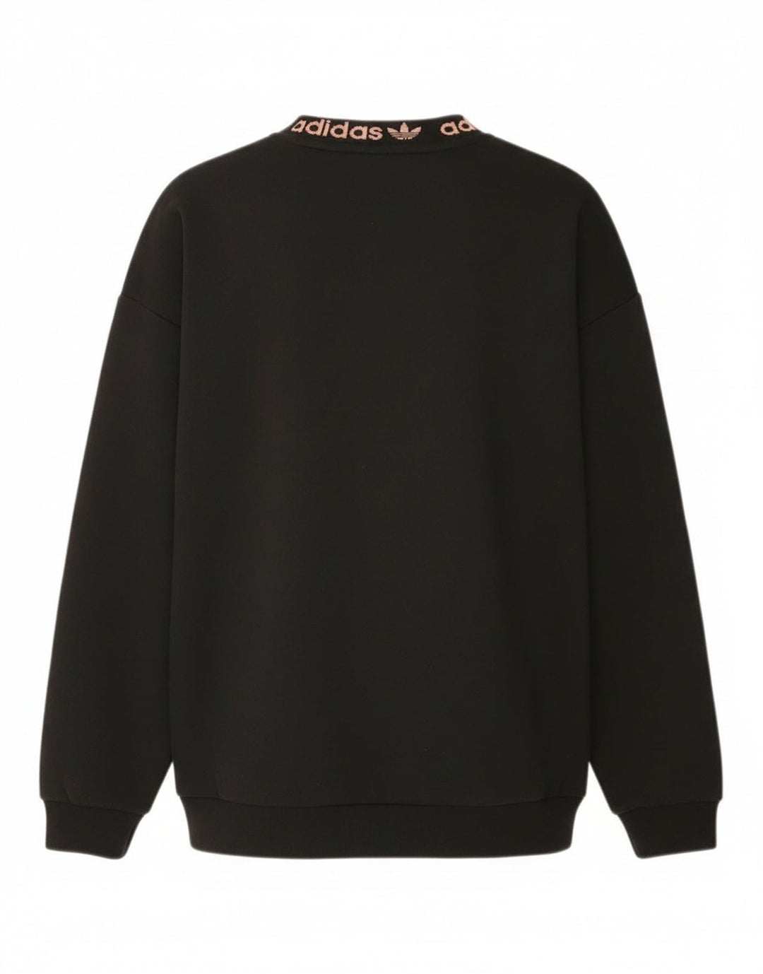 Adidas Womens Graphic Oversized Sweatshirt Jumper UK 4 Small Black Cotton