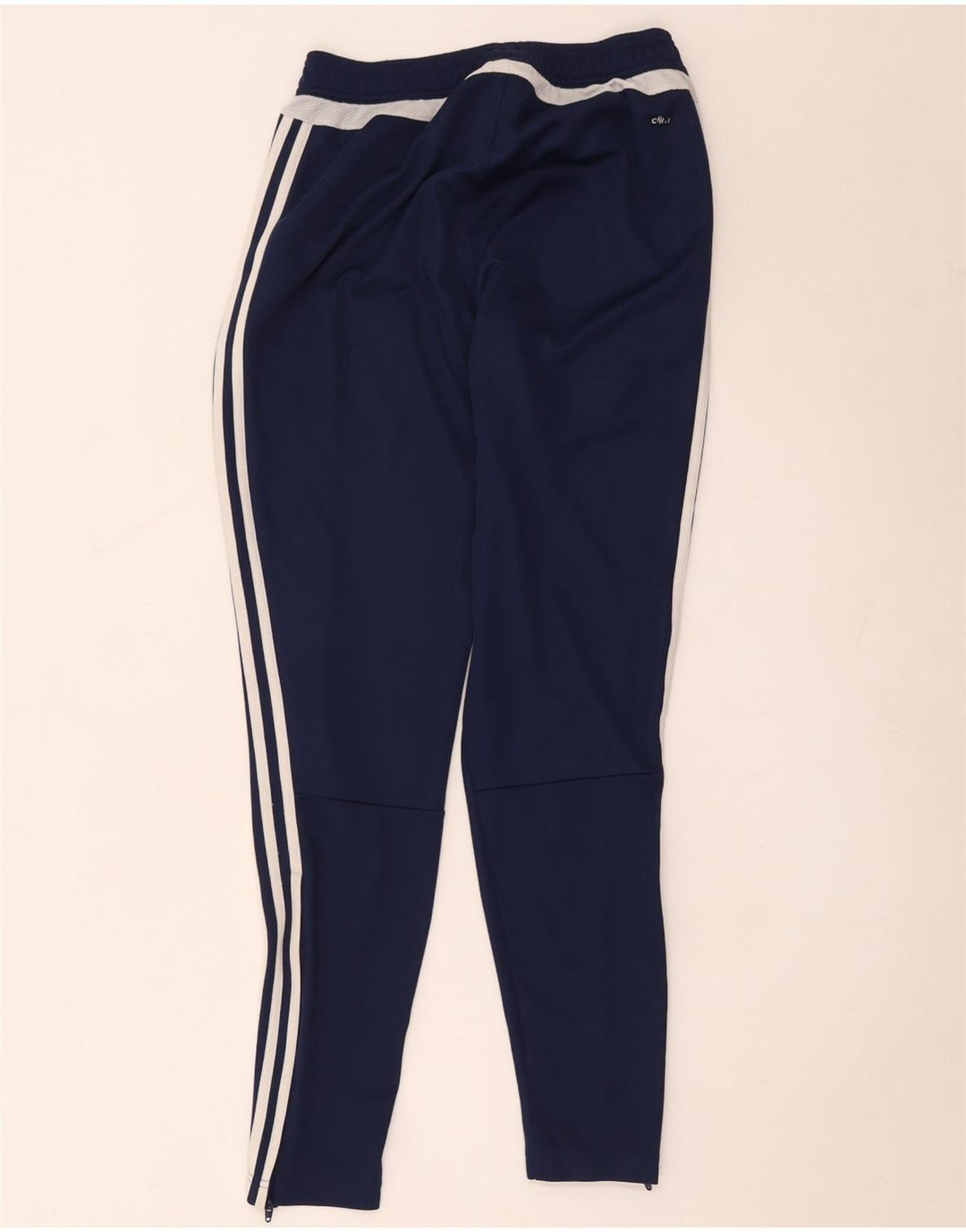 Pantaloni da tuta Adidas Climacool da uomo piccoli in poliestere blu navy
