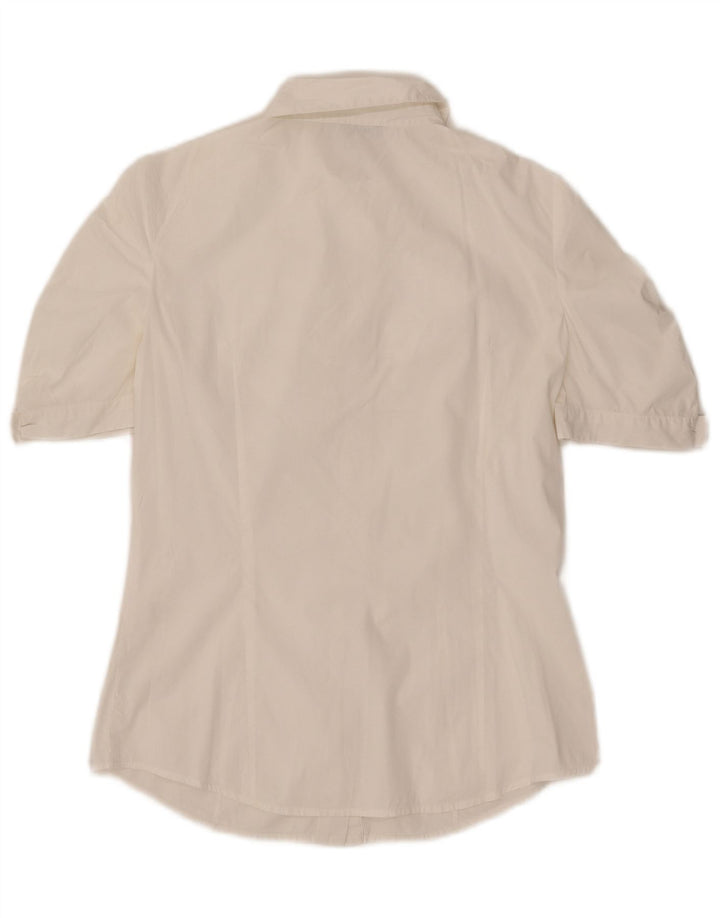 Max & Co. Womens Short Sleeve Shirt UK 12 Medium White