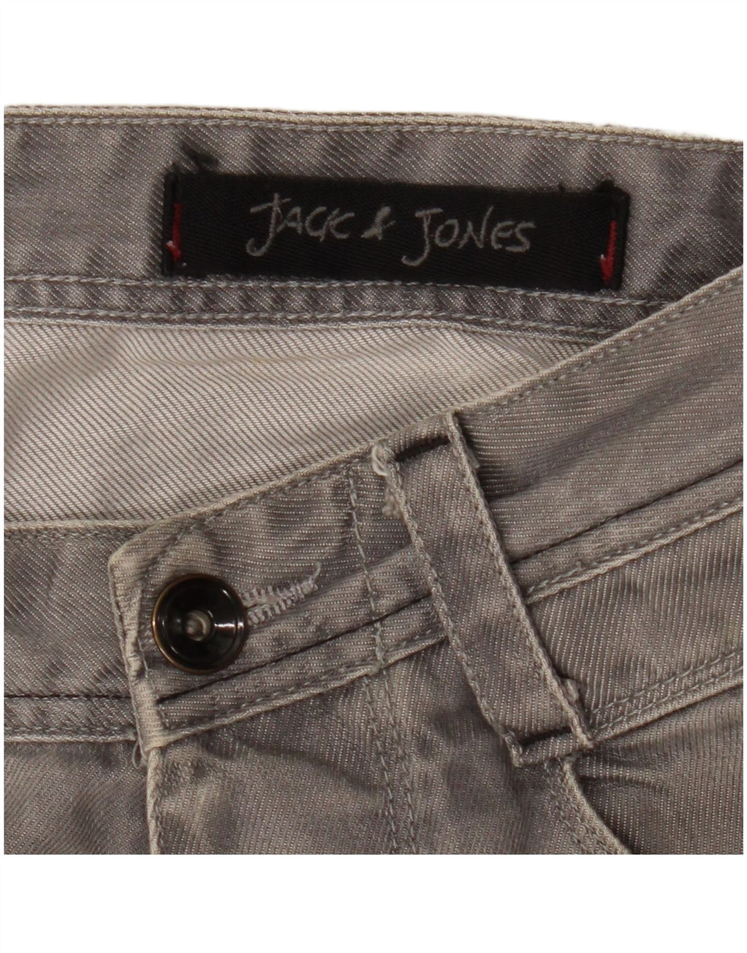 Jack & Jones Mens Straight Jeans W33 L29 Grey