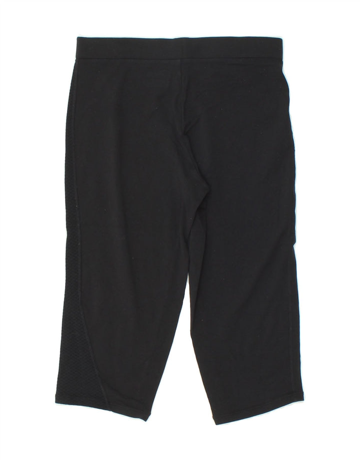 FILA Womens Capri Leggings UK 8 Small Black Vintage Fila and Second-Hand Fila from Messina Hembry 