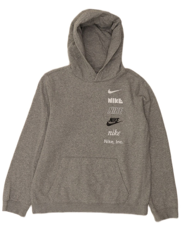 Pulover Nike pentru băieți grafic 13-14 ani XL bumbac gri