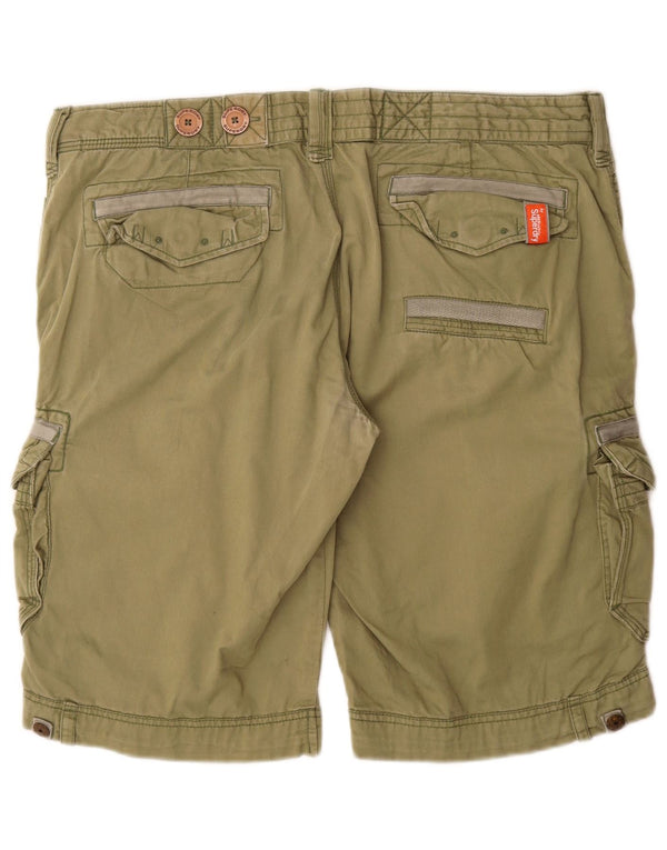 Superdry Cargo Shorts til mænd 2XL W40 Khaki Bomuld