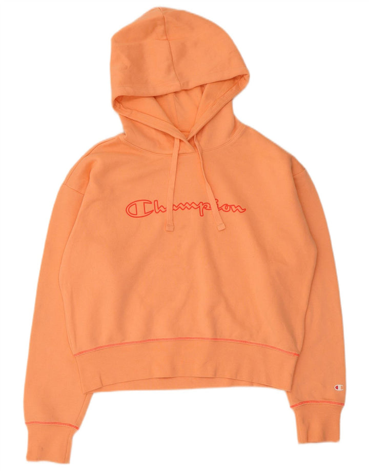Maglione con cappuccio oversize grafico da donna Champion UK 14 Arancione medio