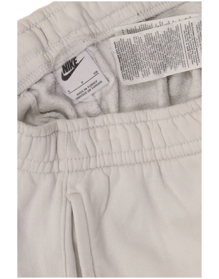 Nike Mens Graphic Tracksuit Trousers Joggers Small  White Cotton