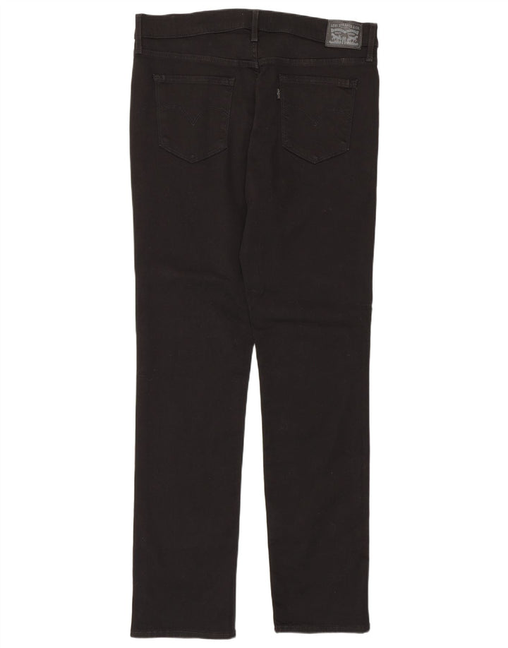 Levi's Womens 312 Shaping Slim Jeans W32 L32 Black Cotton