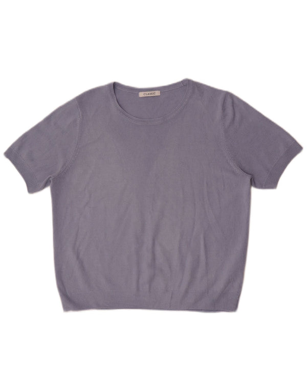Pulover pentru femei Marks & Spencer cu gât cu barca UK 14 Large Blue