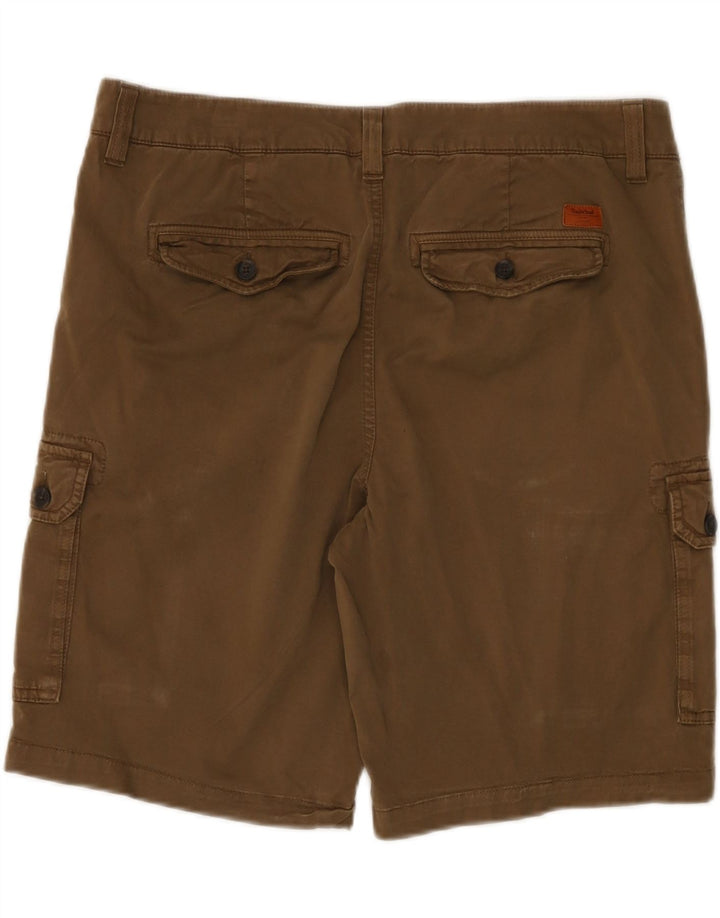 Pantaloni scurți cargo pentru bărbați Timberland W36, maro, bumbac