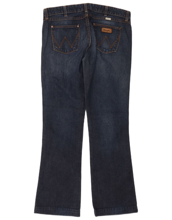 Blugi Wrangler pentru femei Megan Bootcut W32 L34 bumbac bleumarin