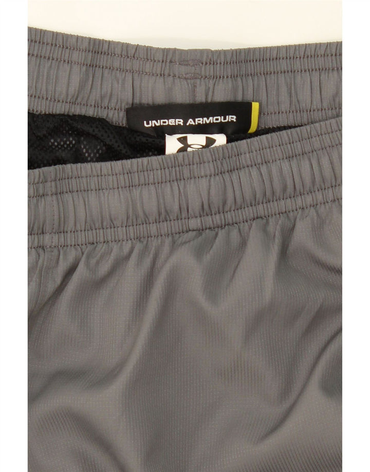UNDER ARMOUR Mens Tracksuit Trousers Medium  Grey Colourblock Polyester