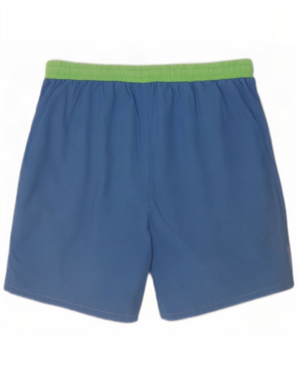 Pantaloncini da bagno vintage da uomo gessato medio multicolore