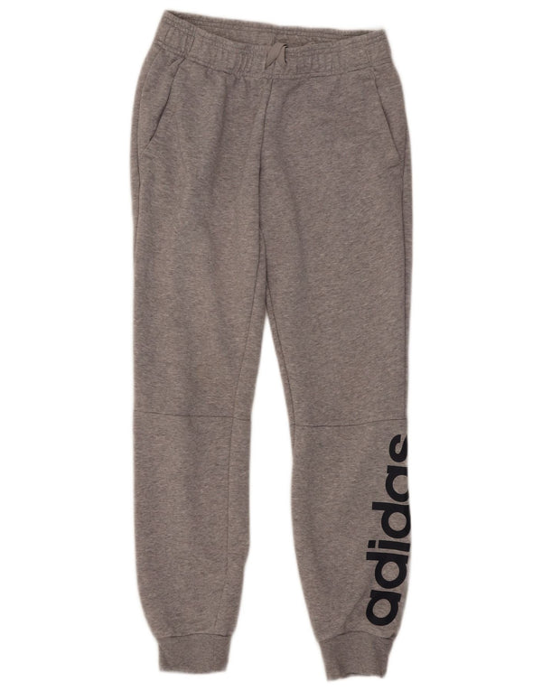 Adidas Damen Graphic Trainingshose Jogger UK 8/10 Small Grey Flecked