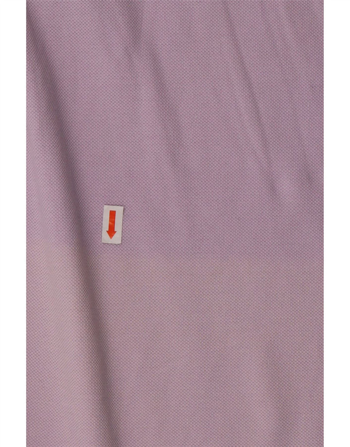 Camisa polo masculina BENETTON grande algodão roxo