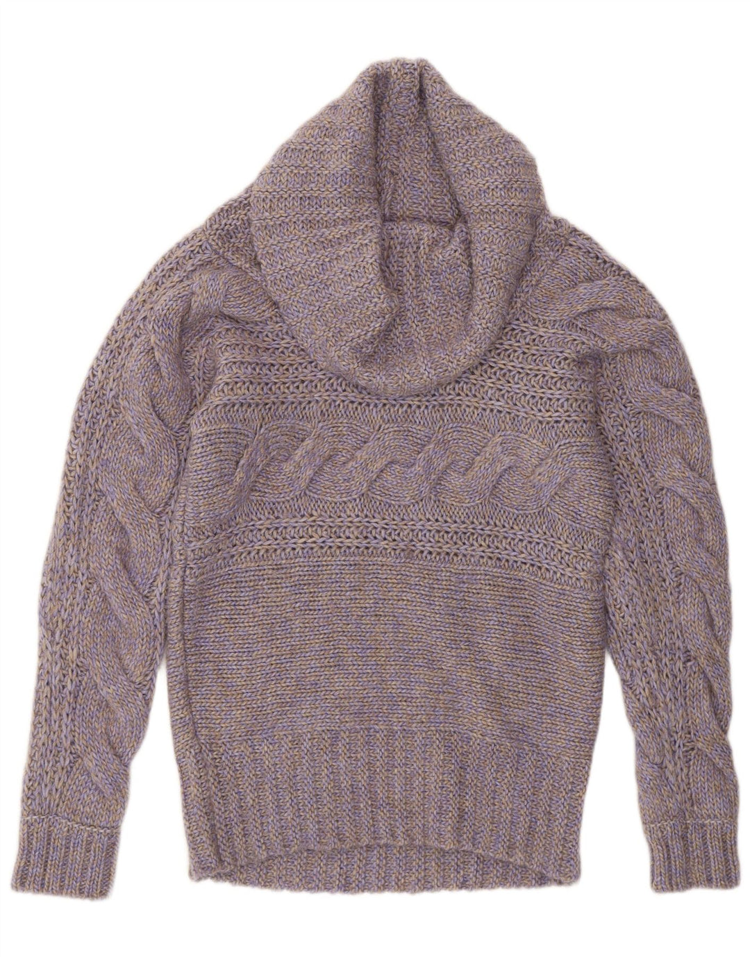 Maglione maglione a collo alto da donna Esprit UK 14 Lana viola medio