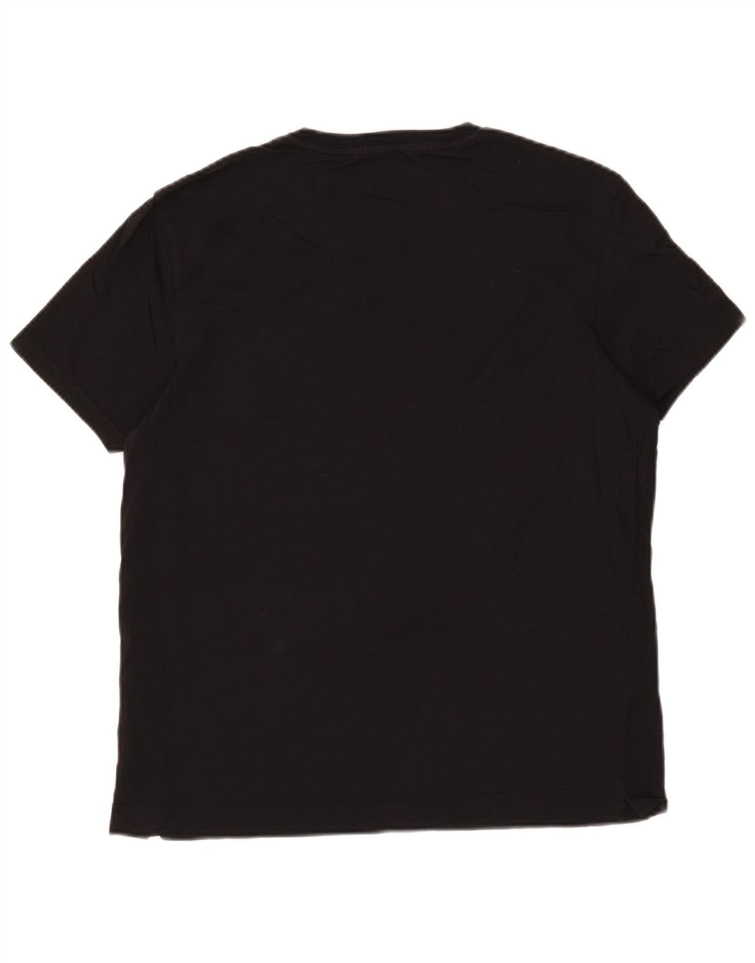 Adidas Herre T-Shirt Top Medium Sort Bomuld