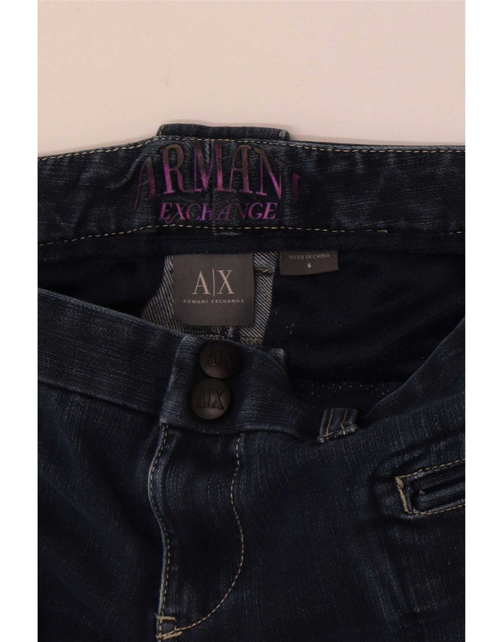 Armani Exchange Womens Bootcut Jeans US 6 Medium W28 L32 Navy Blue