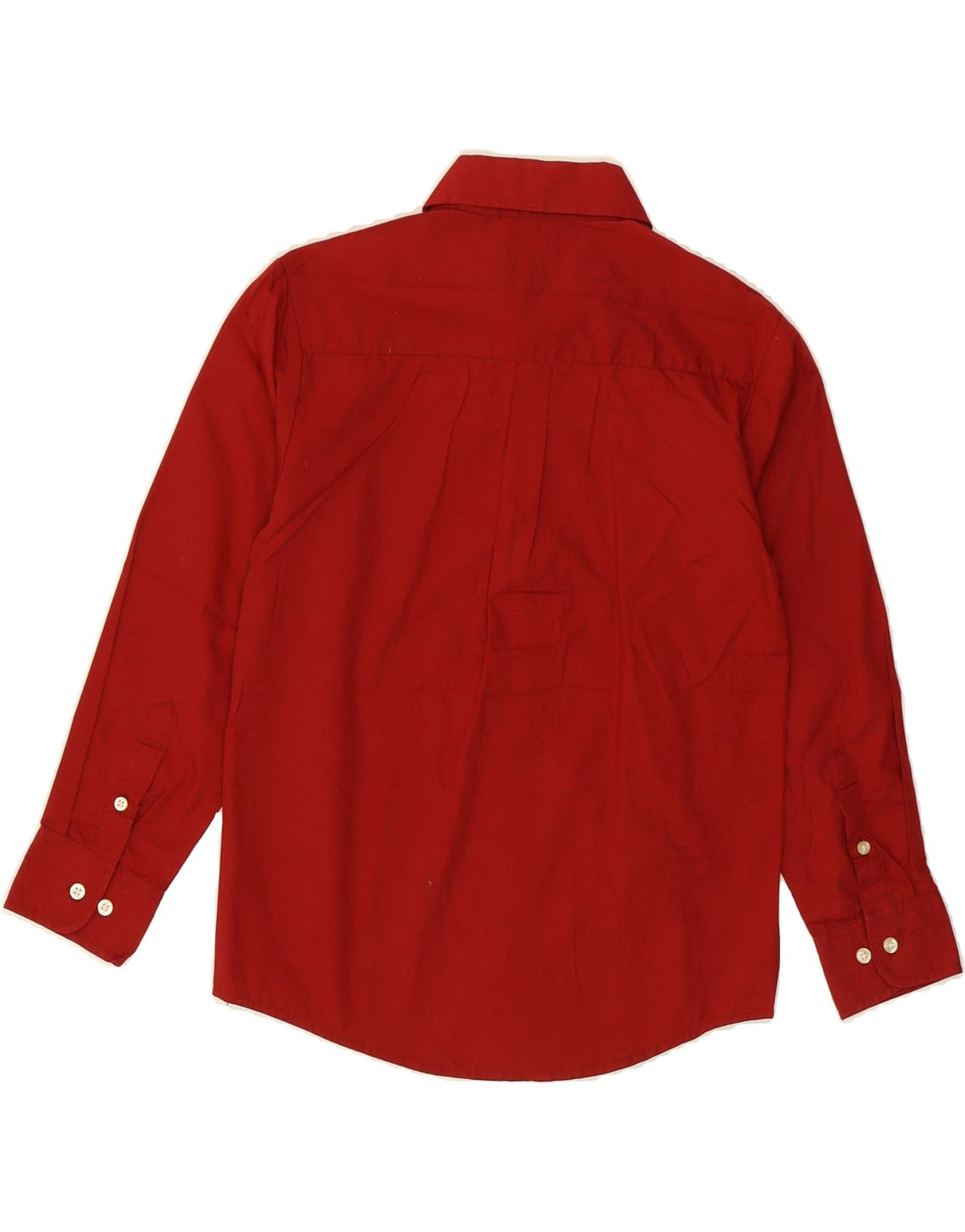 CHAPS Boys Shirt 7-8 Years Red Cotton Vintage Chaps and Second-Hand Chaps from Messina Hembry 