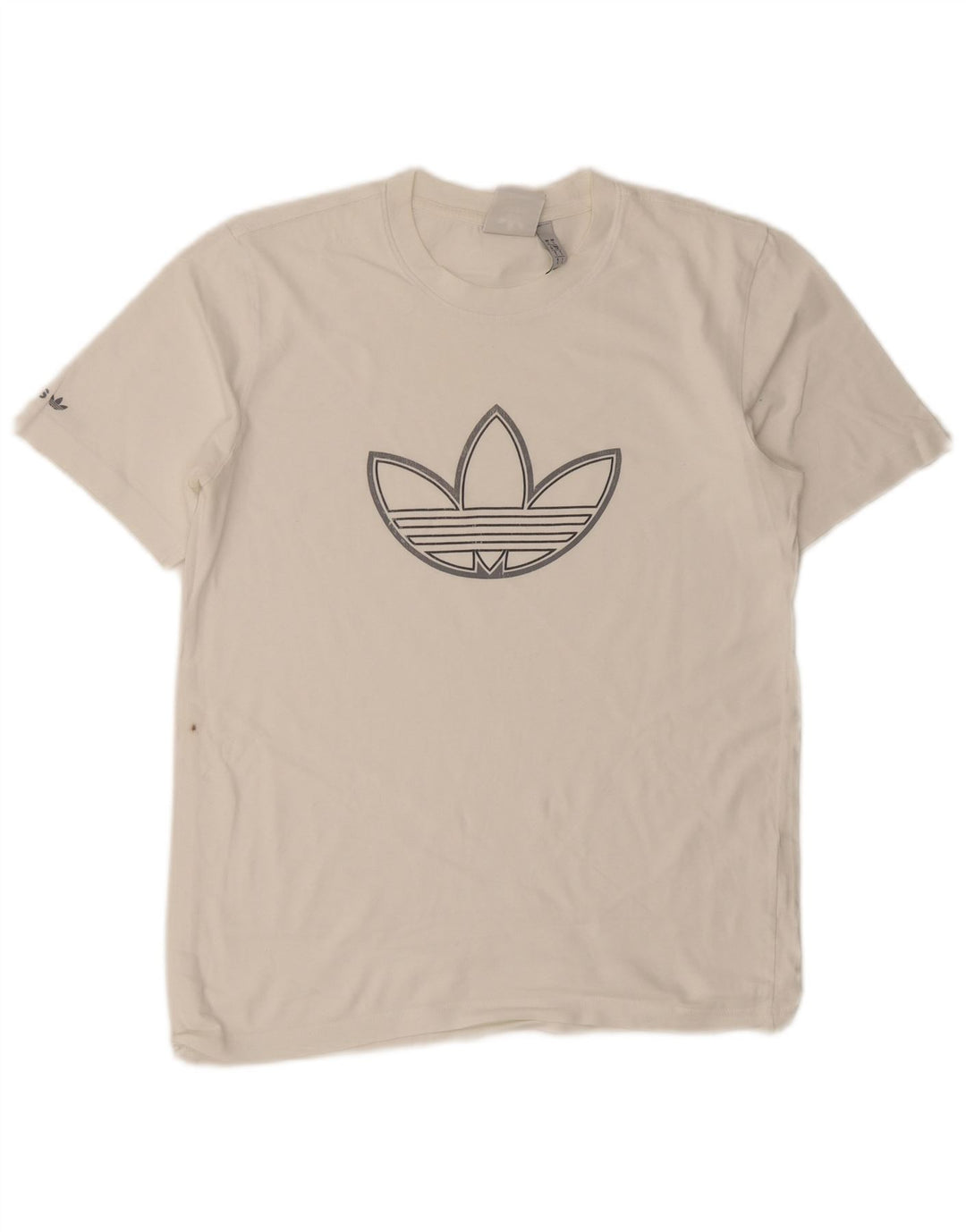Adidas Grafisk T-shirt top til mænd, lille hvid
