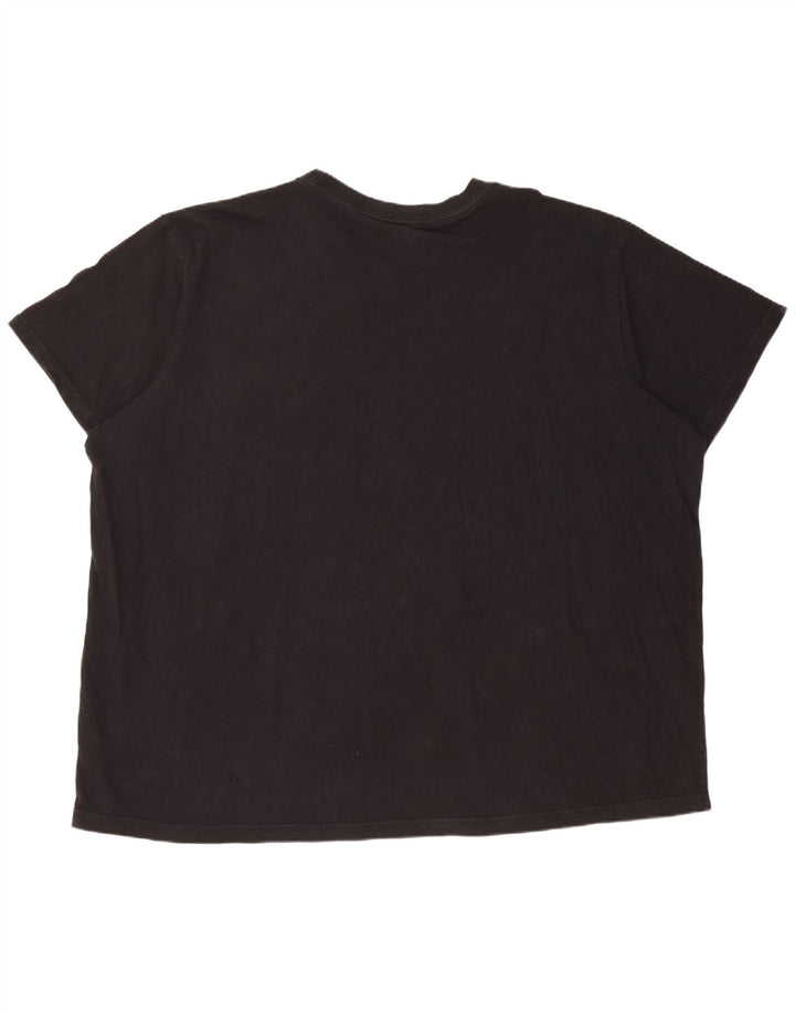 Dickies Mens T-Shirt Top 4XL Black Cotton