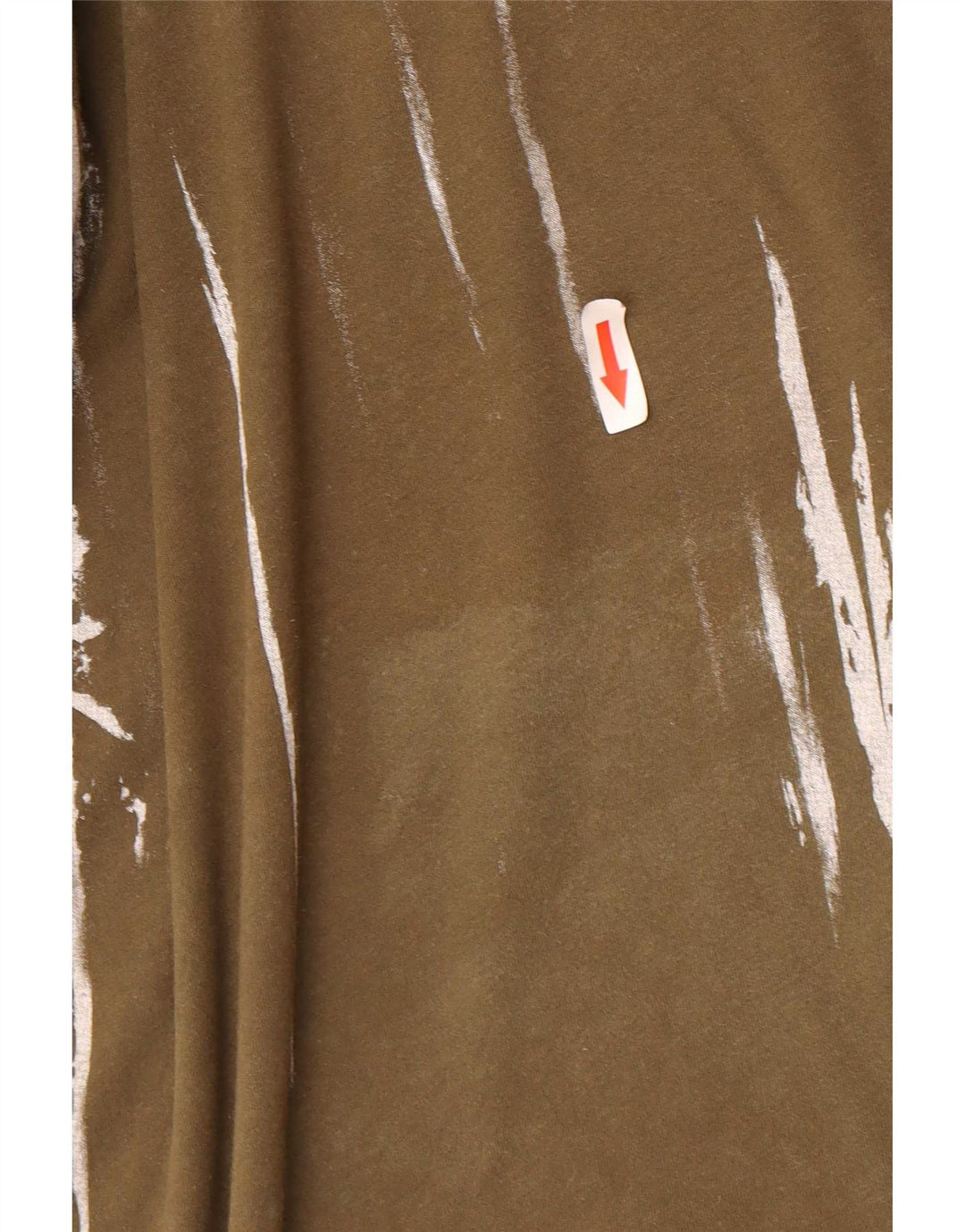 Religion Mens Graphic T-Shirt Top Small Khaki Cotton