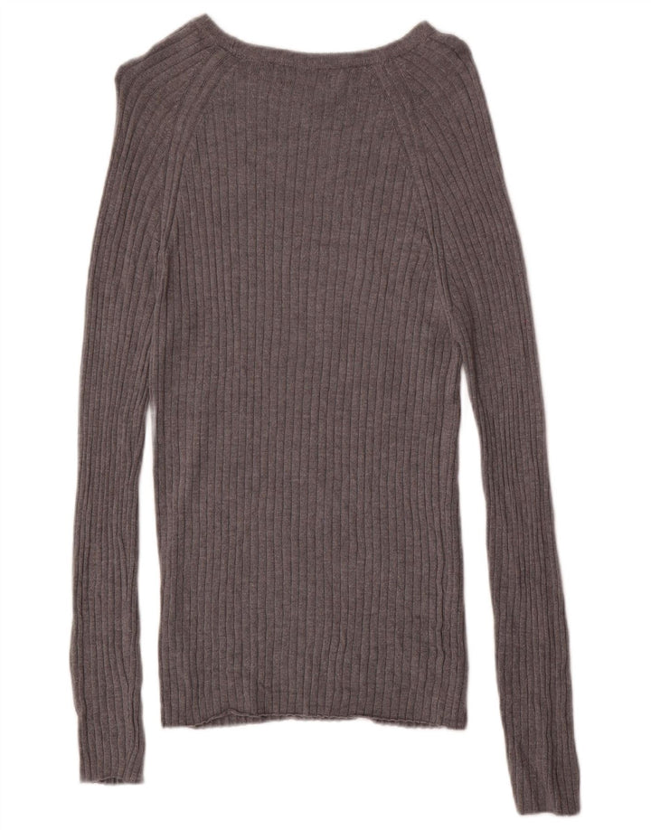 Zara Herren Top Langarm Mittelgrau
