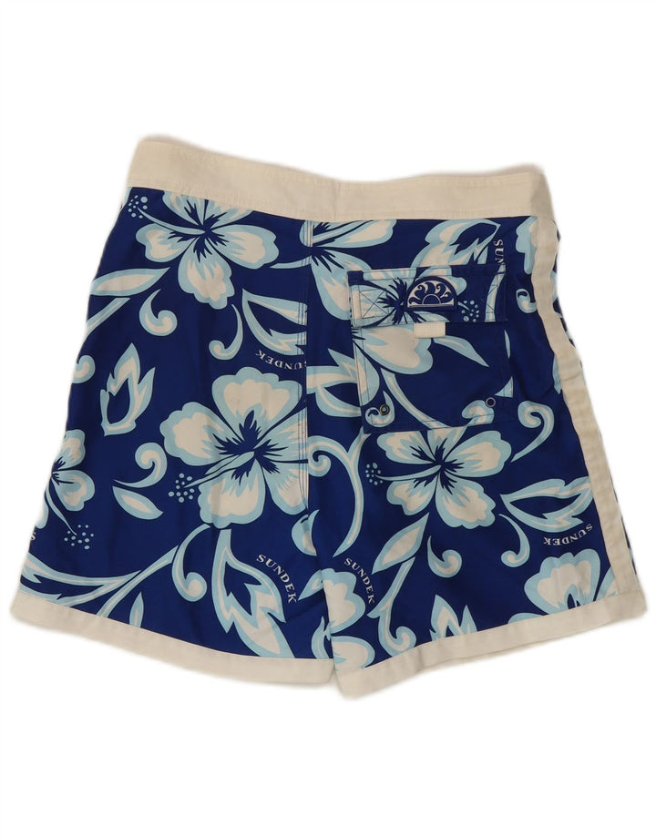 Sundek Herre badeshorts Small Blue Floral
