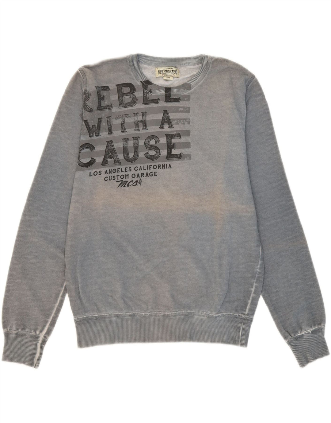 MARLBORO CLASSICS Womens Sweatshirt Jumper UK 16 Large Blue Vintage Marlboro Classics and Second-Hand Marlboro Classics from Messina Hembry 