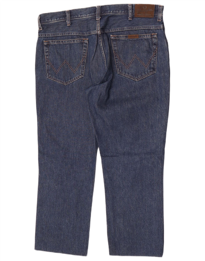 Damskie jeansy Wrangler o regularnym kroju W38 L26, niebieska bawełna