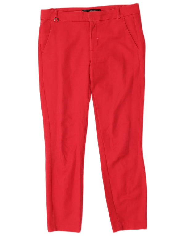 Женские узкие брюки чинос Zara EU 34 2XS W24 L27, розовый хлопок