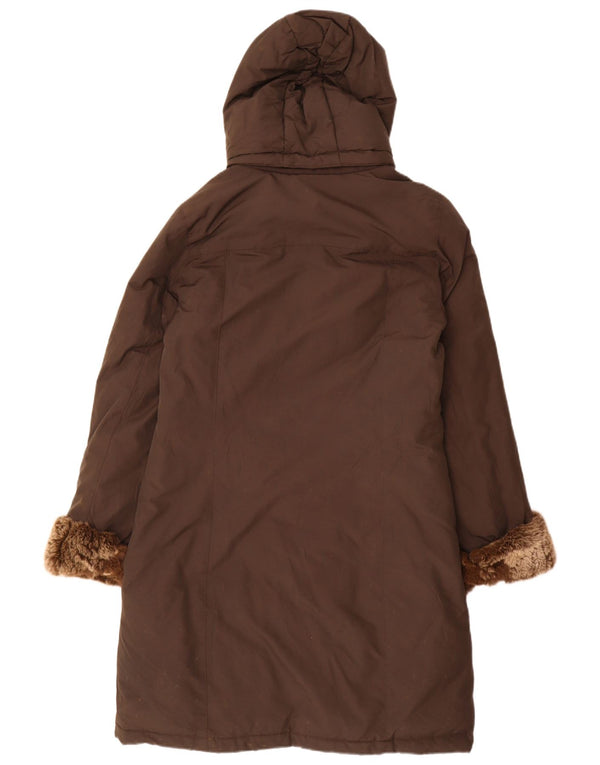 Palton căptușit pentru femei Woolrich UK 16 mare, maro, bumbac