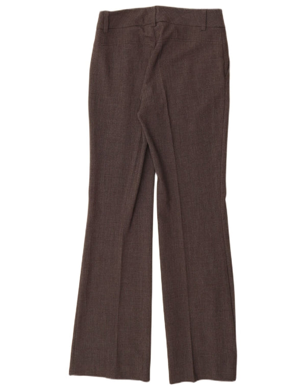 Stefanel Womens Bootcut Suit Trousers EU 34 XS W28 L32 Brown Polyester