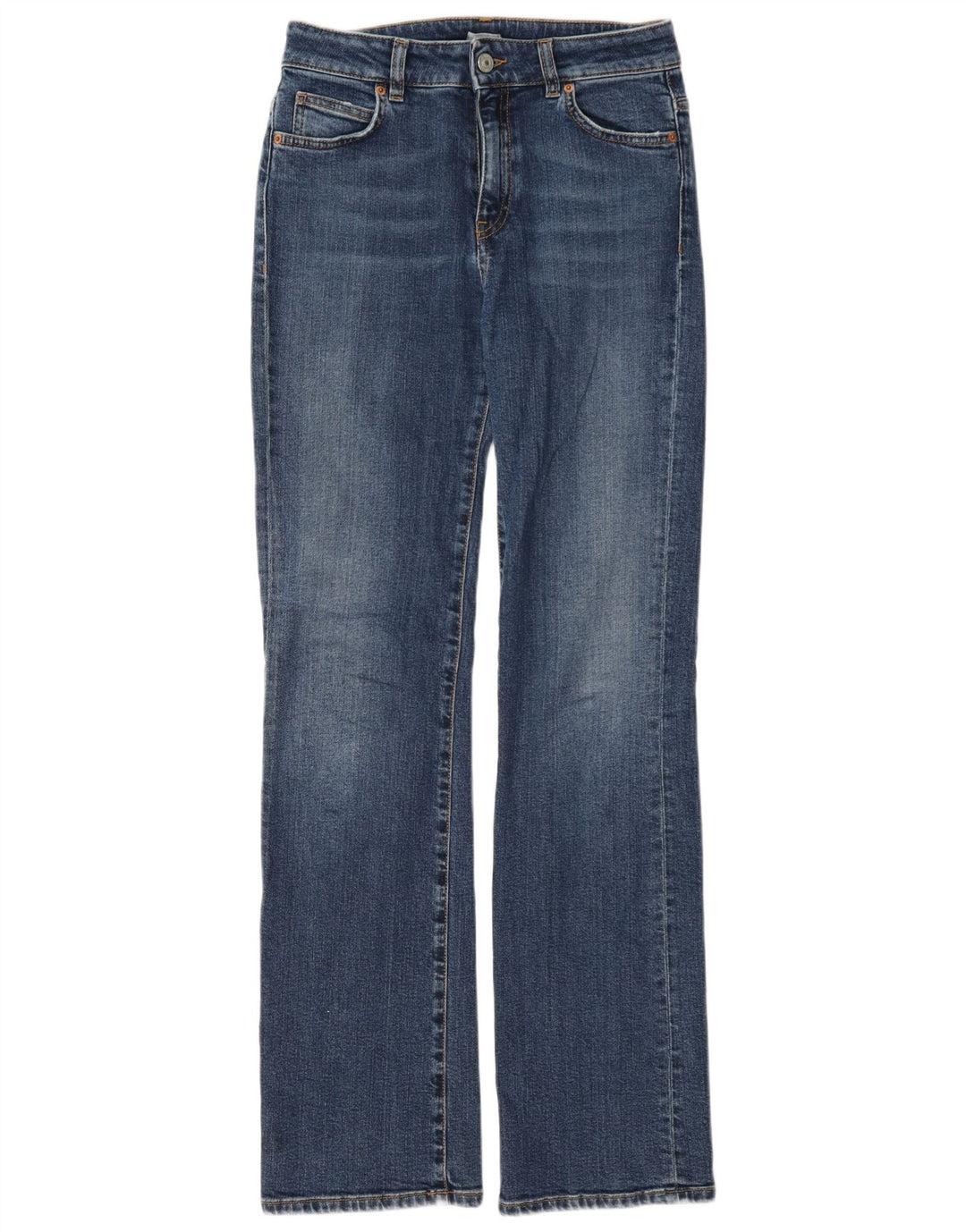 8 by Yoox Damen Bootcut Jeans W28 L32 Blau