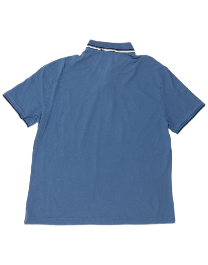 Diadora herre poloshirt 3XL blå stribet