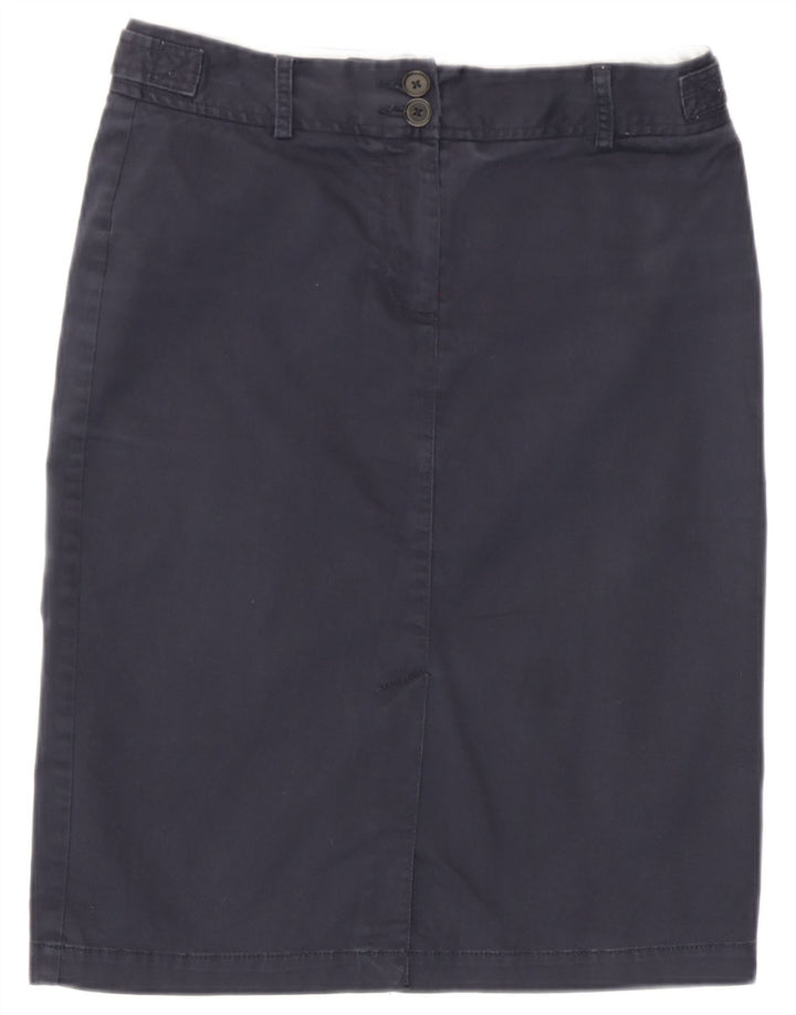Tommy Hilfiger Womens Midi Skirt US 6 Medium W30  Navy Blue