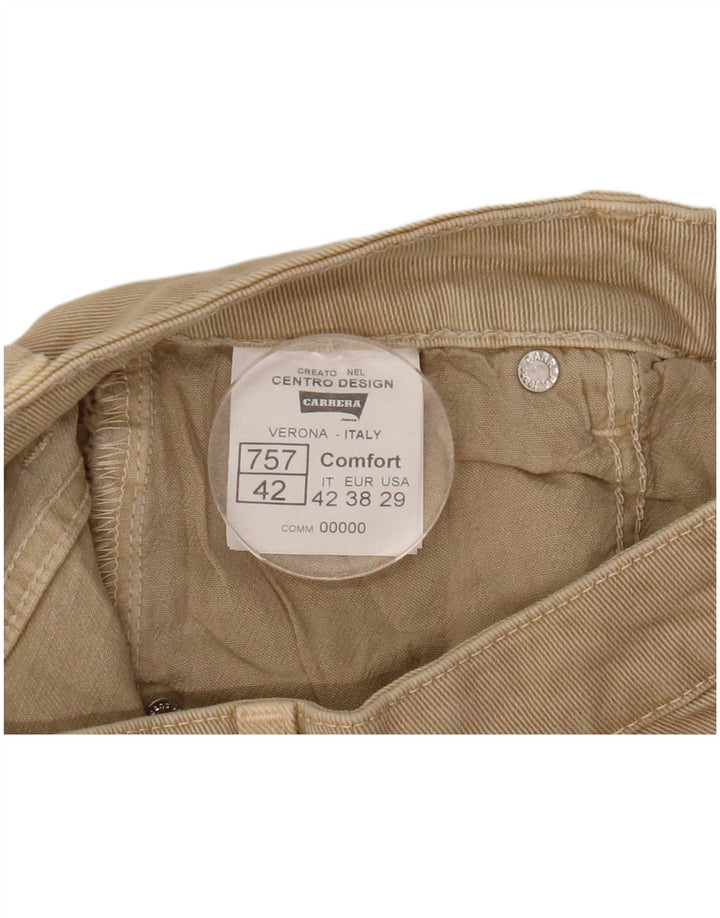 Carrera Dame denim Shorts IT 42 Medium W29 Beige Bomuld