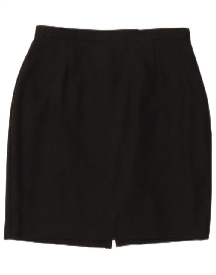 Mini gonna a tubino da donna Sisley W30 in lana grigio medio
