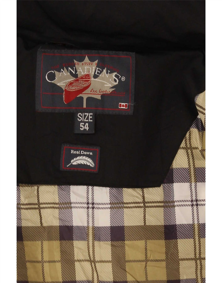 Canadiens Mens Padded Gilet IT 54 2XL Black