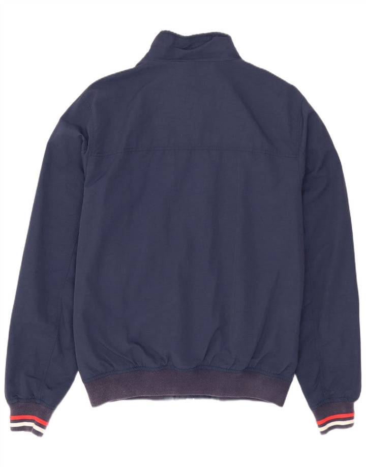 TOMMY HILFIGER Mens Tracksuit Top Jacket Medium Navy Blue Polyamide