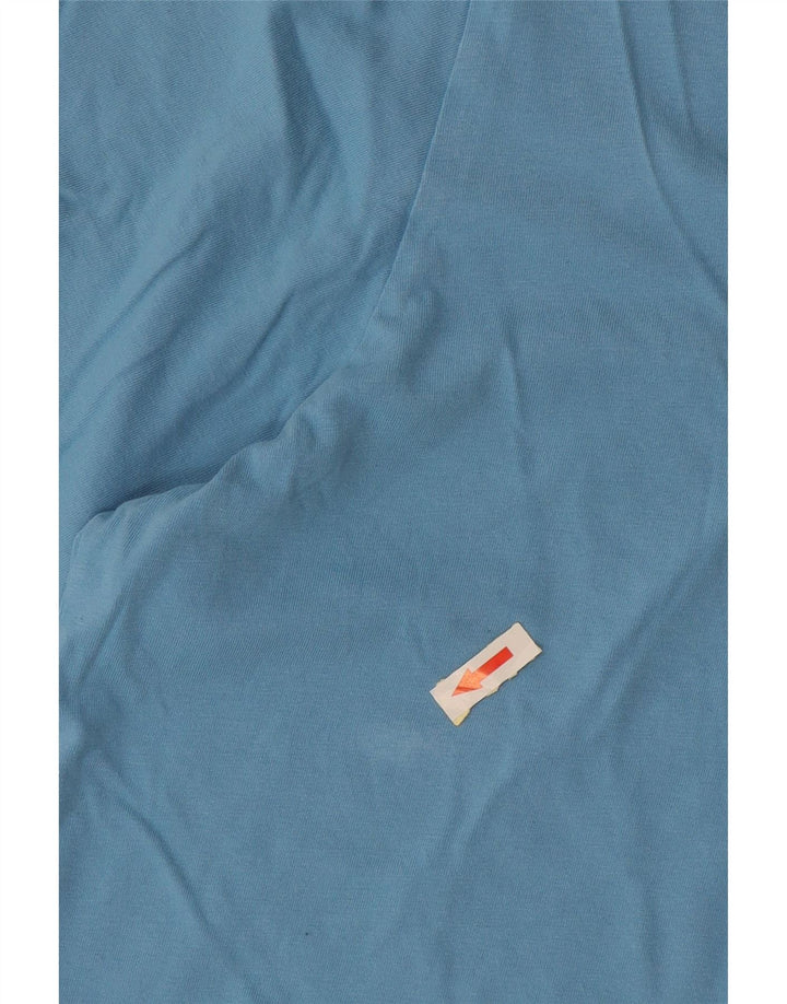 Maglietta Adidas da uomo Top Large in cotone blu