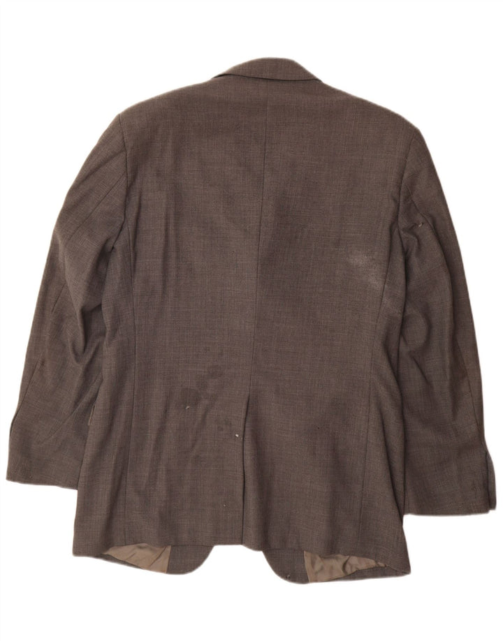 Marks & Spencer Ανδρικό σακάκι με 3 κουμπιά σακάκι UK 38 Medium Grey New Wool