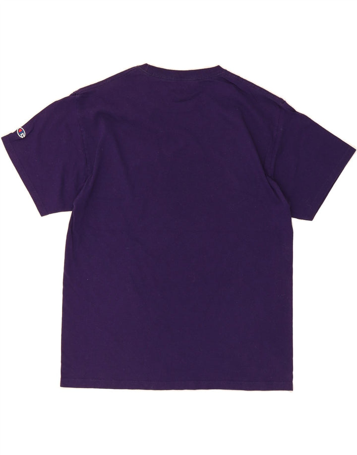 CHAMPION Mens Graphic T-Shirt Top Large Purple Vintage Champion and Second-Hand Champion from Messina Hembry 