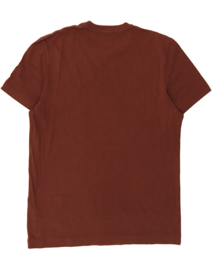 ALL SAINTS Mens Oversized T-Shirt Top XS Maroon Cotton Vintage All Saints and Second-Hand All Saints from Messina Hembry 