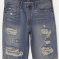 Levi's Mens 508 Distressed Denim Shorts W33 Medum Blue Cotton