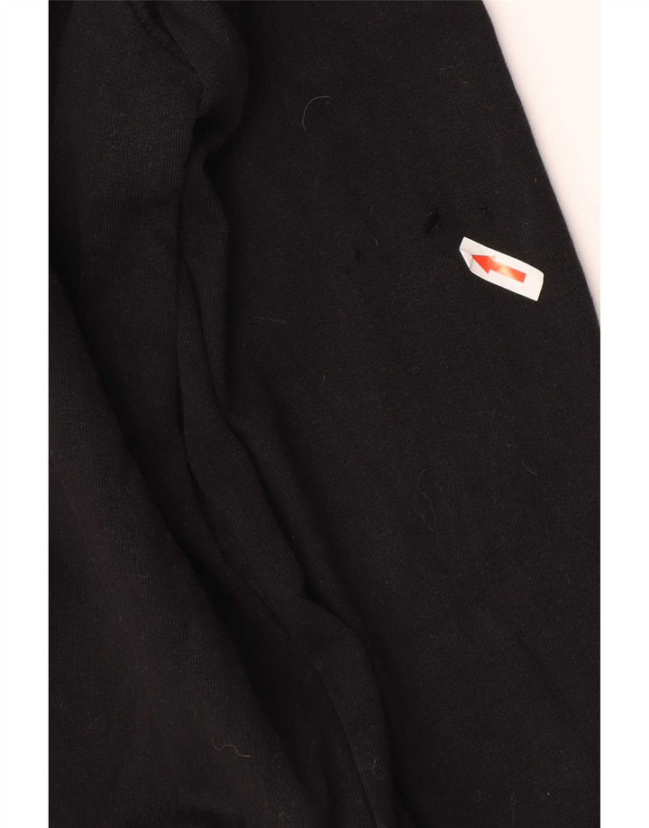 Vans Boys Graphic Sweatshirt Jumper 12-13 Years Large Black Cotton