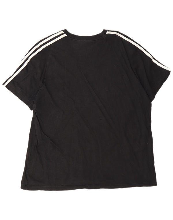 Ανδρικό T-Shirt Adidas Top 2XL Μαύρο βαμβακερό