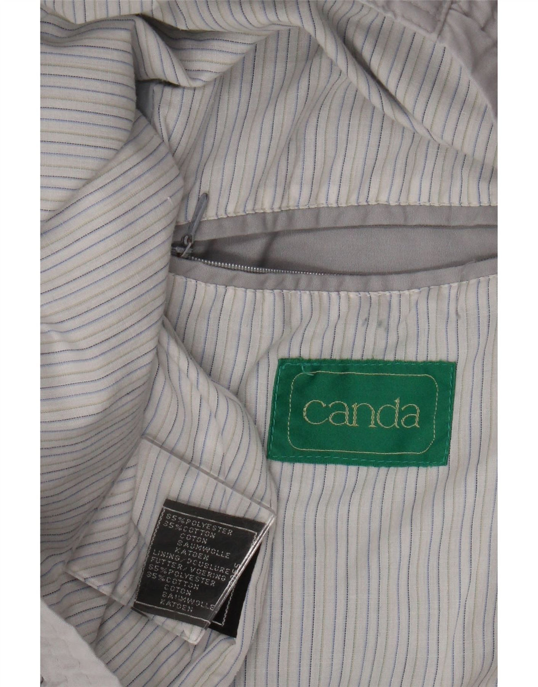 Canda Bomber Jacket UK 42 XL Blå Polyester til mænd