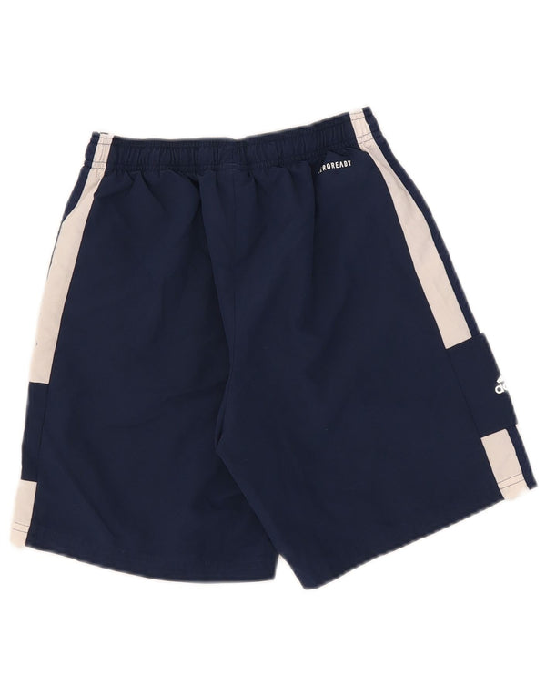Adidas Boys Aeroready Sport Shorts 13-14 Years Navy Blue Colourblock