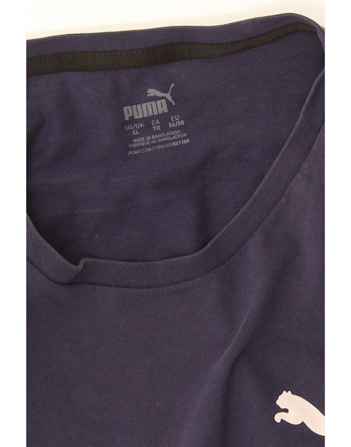Puma T-Shirt Top Homme Bleu Marine XL