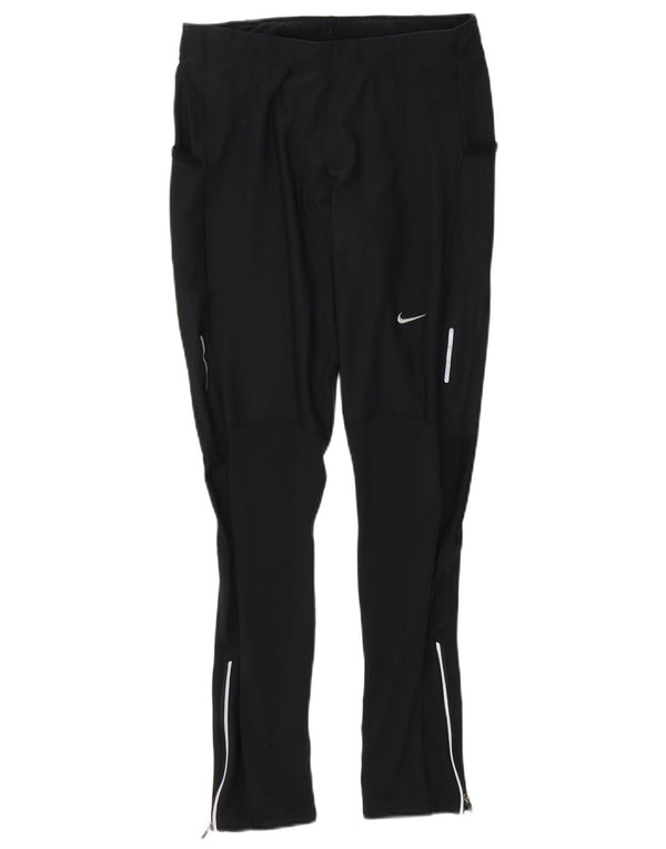 Leggings de alergare pentru femei Nike UK 14, mare, negru, poliester
